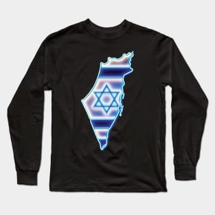 ISRAEL MAP Long Sleeve T-Shirt